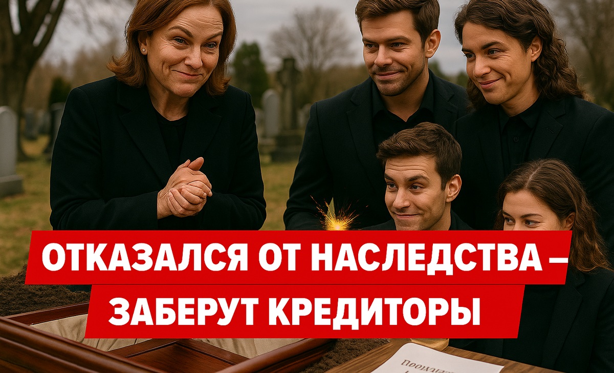 Обложка статьи: Отказался от долей в наследстве. А теперь всё вернут в конкурсную массу..